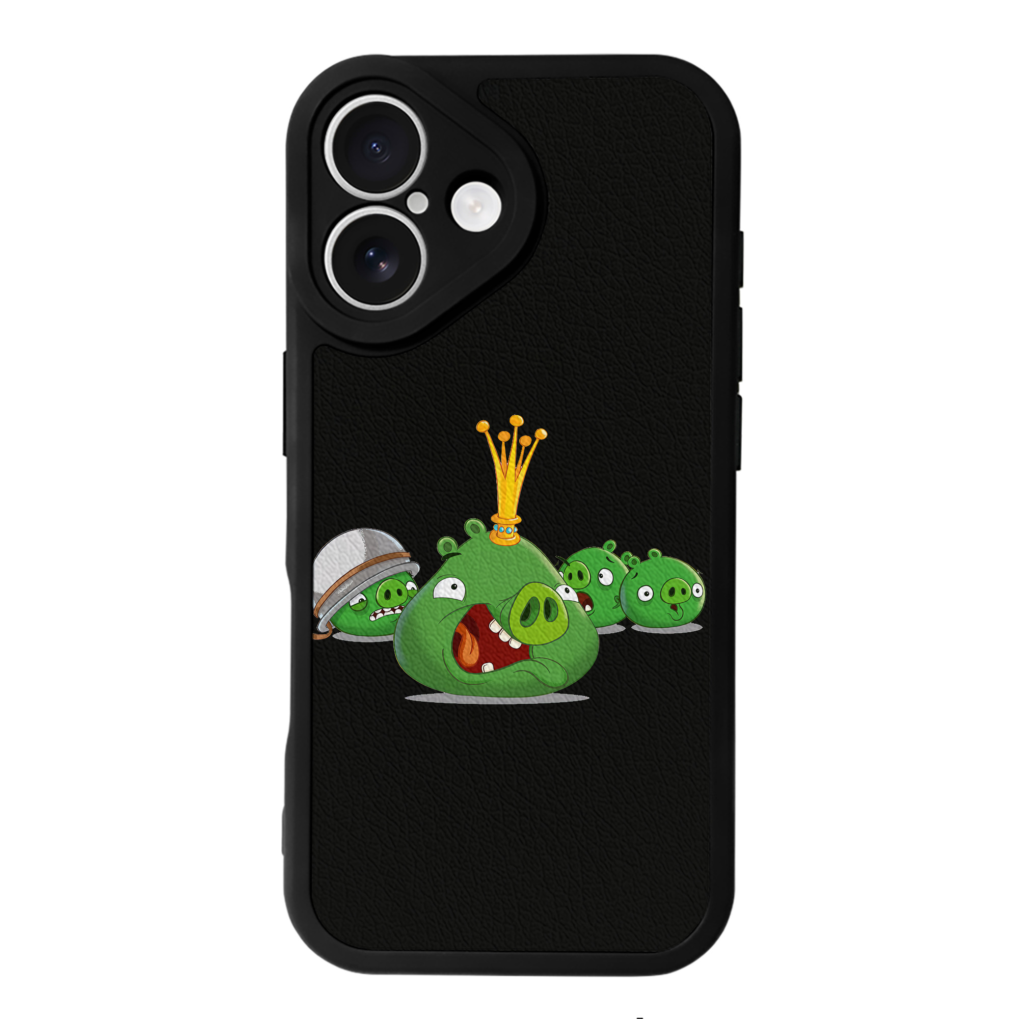 （画像用） Angry Birds アングリーバード 【iPhone 16シリーズ対応】シリコンスマホケース（レザー調） 材質：シリコン